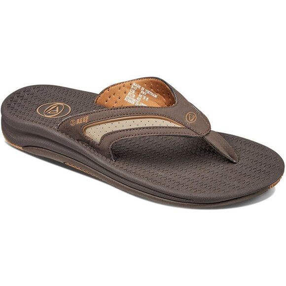Reef Flex Brown Summer Beach Flip Flop Thong Sandal Size Men's 7 Wmns 9 - Picture 1 of 6